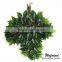 Factory direct plastic handle high simulation banyan tree leaf green leaf decoration sets do wholesale shooting
