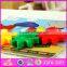 2016 new design cartoon wooden baby toy W01B030