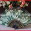 Beautiful and colorful plastic lace fan