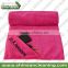 New style sport towel microfiber With Zipper/Microfiber towel sport for promotion/sports gym microfiber towel with pocket set