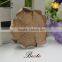 Realistic white rose shape leather flower for shoe decorations