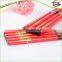 Red Organic Wood Wedding Chopstick Gift In Chinese