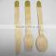 promotion wooden cutlery with color logo printed