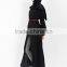 Guangzhou clothing OEM Pop up buttons Open Jacket Abaya with belt