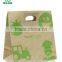 beverage quick carry bag, coffee take away paper bag, Die cut handle
