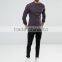 Latest Design Long Sleeve Grandad Collar Mens 98% Cotton 3% Elastane Soft Satin Skinny Casual Check Print Fashion Slim Shirts