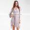 Maxnegio bell sleeve tie dye retro loose dress for ladies