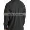 Men's Black Performance Half-Zip Pullover Jacket Raglan Sleeve Pullover Jersey Dry Fit Moisture Wicking Running Top Sports Wear