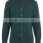 Dark Green Oxford Long Sleeve Casual Shirt