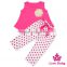 2017 Summer Tank Top Set Frocks Flower Polka Dot Designs Baby Girl Boutique Clothing Sets