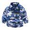 S33443W Boys Long Sleeve Shirt Cotton Boys Camouflage Blouse