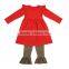 Kaiyo Baby New Item Wholesale European Kids Clothes Fall Christmas Boutique Clothing 2017