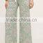 EY0599P New Style 2017 Ladies High Waist Printed Loose Wide-legged Pants