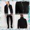 Korean Style Mens Fashion Lapel Zipper Decorated Black Denim Jackets