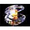 crystal music box/ crystal heart music box