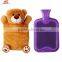 High Quality Custom Plush Bear Hot Water Bottle Cover For Winter