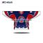 custom sublimation printing hockey jersey/ oversized ice hockey jersey