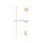 Punk Multi - element Earrings Star Moon Heart Set Earrings