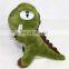 2017 New 10cm Plush Brown Mini Dinosaur Toys Pendant Fashion Custom Stuffed Animal Soft Tiy Plush Dinosaur Keychain