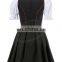 2015 Octoberfest spring women dirndls,3 pcs silk girlss dirndls,daren dirndl Midi Mini Dirndl (Traditional Garments)