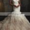 Fantastique, strapless fountaining gown Halter-Style Shimmering Wedding Gown