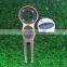 Hot Selling Personalized Golf Divot Repair Tool Metal Magnet Golf Pitch Fork Divot Tool