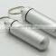 Aluminum Pill Box Case with Keychain Bottle Container Travel Pocket Drug Holder