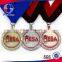 Unique Bars Running Festival Medal with Colorful Ribbon