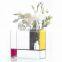 Simple design home decoration plexiglass clear vase