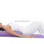 Removable and Washable Oblong Portable Organic Cotton Yoga Bolster with handles
