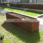 Cheap Garden Decoration Metal Rectangular Corten Planter Box