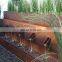 Rusty metal corten steel water fountains for garden