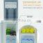 Electric  cooling standing water dispenser  with storage cabinet /Three taps standing water cooler for home