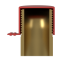 Tapa de tornillo de extremo de tubería de cobre galvanizada de plástico MOCAP para desgarrar el extremo