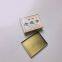 Brass 250g tea brick packaging box with lid, size can be customized