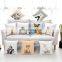 Cute Animal printed velvet cushion cover throw pillow case