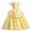 New Beauty and Beast Belle Princess Dresses Girls Dress Halloween Costumes