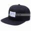 Custom blank woven label cap snap back hat