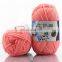 Free samples hand knitting wholesale sell knit 100% 16s 32s combed baby milk cotton Acrylic woven crochet yarn ball of yarn