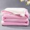 All seasons  Ultra Soft Cozy Plush Fleece Warm Solid Colors suitable double layer  blanket