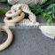 Crochet Macrame Teethers With Wooden Teether Ring Baby Sensory Toy