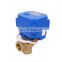 12v 24v 110v 220v vertical T/L ball  electric valve actuator small 3 way motorized ball valve dn20