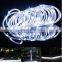 Fairy Lights Holiday 100 LED String Lights Christmas Lights Outdoor Solar Waterproof Rope Tube LED Garland Decor Party Wedding