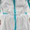 China PP+PE White Paint Doctor Protection Suit With CE Level 5 6 Medical Clothing