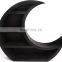 Black Crescent Moon Shelf  Gothic Witchy wooden Moon Shelf for Crystals Stones