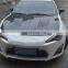 TS Style Carbon Fiber Hood Bonnet Front Engine Hood Vents for Toyota Subaru GT86 BRZ FT86