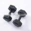 2021 hot selling new hexagonal dumbbell set men football heavy household fitness equipment plastic dumbbell