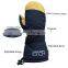 HANDLANDY Snow Weather Unisex Cowhide Waterproof Winter warm insulate leather windproof snowboard ski gloves