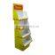 Easy assembled advertising cardboard headphone hook display racks