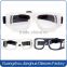 Factory wholesale white PC basketball dribble goggles anti scratches highly clarity of vision lens soccer glasses